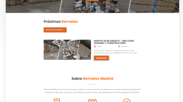 Remates Madrid Web